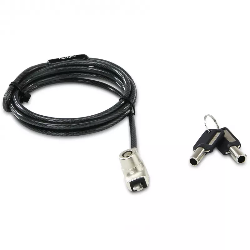 DICOTA BASE XX lucchetto per laptop Wedge con cavo antracite 1,5 m
