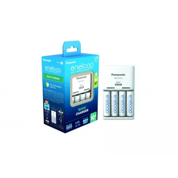 Caricabatterie PANASONIC Eneloop Basic BQ-CC51 + 4x AA 2000 mAh (K-KJ51MCD40E)