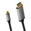 Cavo LogiLink CUA0101 USB 3.2 Gen1 Type-C a HDMI-A 1,8 m nero grigio