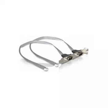 Staffa 2 x porta COM DeLOCK 41791