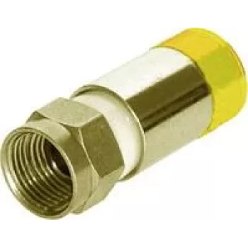 Connettore coassiale tipo F Megasat 1200377 ottone 7,3 mm