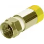 Connettore coassiale tipo F Megasat 1200377 ottone 7,3 mm