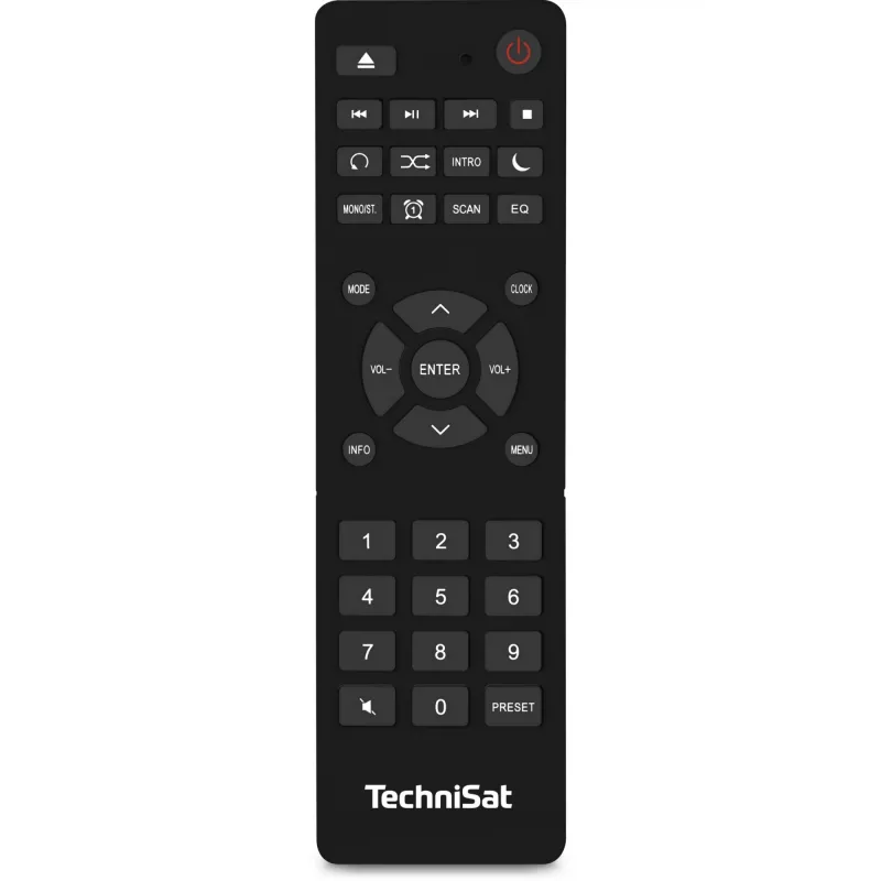 TechniSat DigitRadio 370 CD BT - sistema audio - 2 x 5 Watt - nero