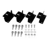 Supporto di montaggio per pannello solare EcoFlow AKIT-MS331 alluminio nero — supporto esterno in alluminio