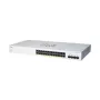 Switch PoE Gigabit L2 gestito Cisco CBS220-24FP-4G — 24x Gigabit RJ-45, PoE, 56 Gbit/s, MAC 8192, montaggio a rack