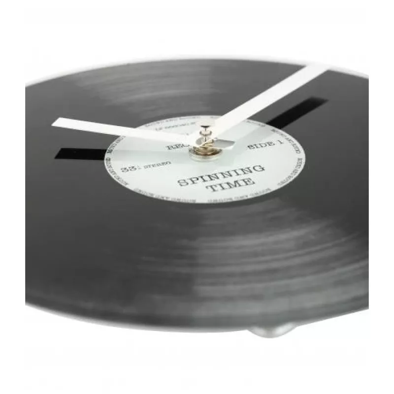 NeXtime orologio 5163 Little Spinning Time, Ø20 cm, da parete, nero