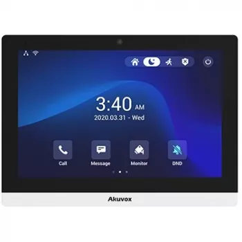 Accessorio per citofono Akuvox C319S nero montaggio a parete display 10