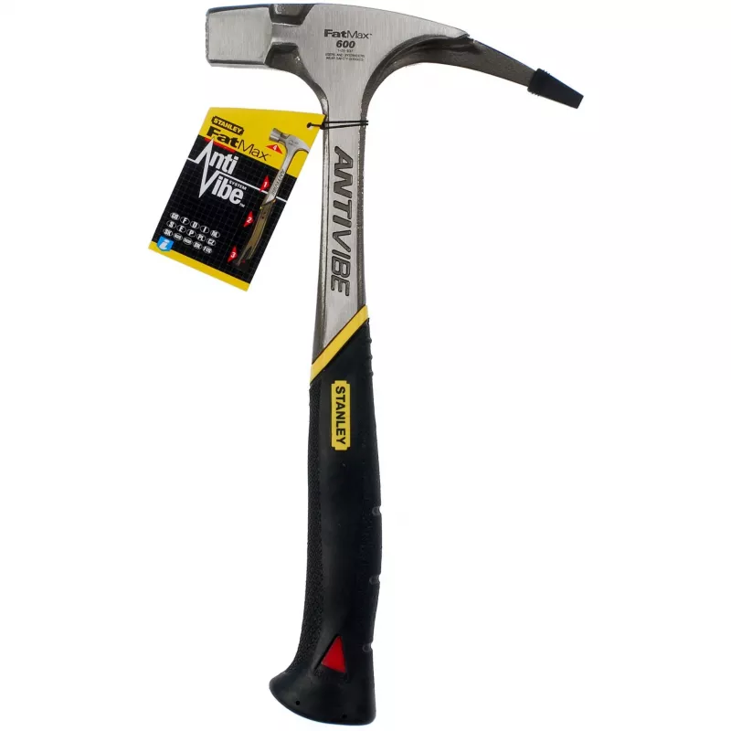 Stanley FatMax Antivibe 1-51-937 martello da carpentiere, 600 g