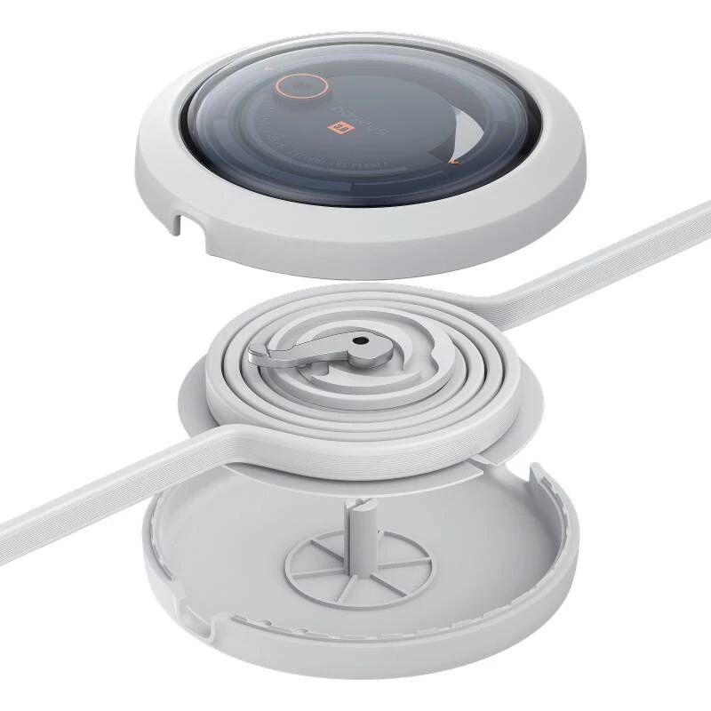 Cavo di ricarica rapida 3in1 Baseus Free2Draw USB-C a USB-C/Lightning/Micro 100W, 1,1m (bianco)