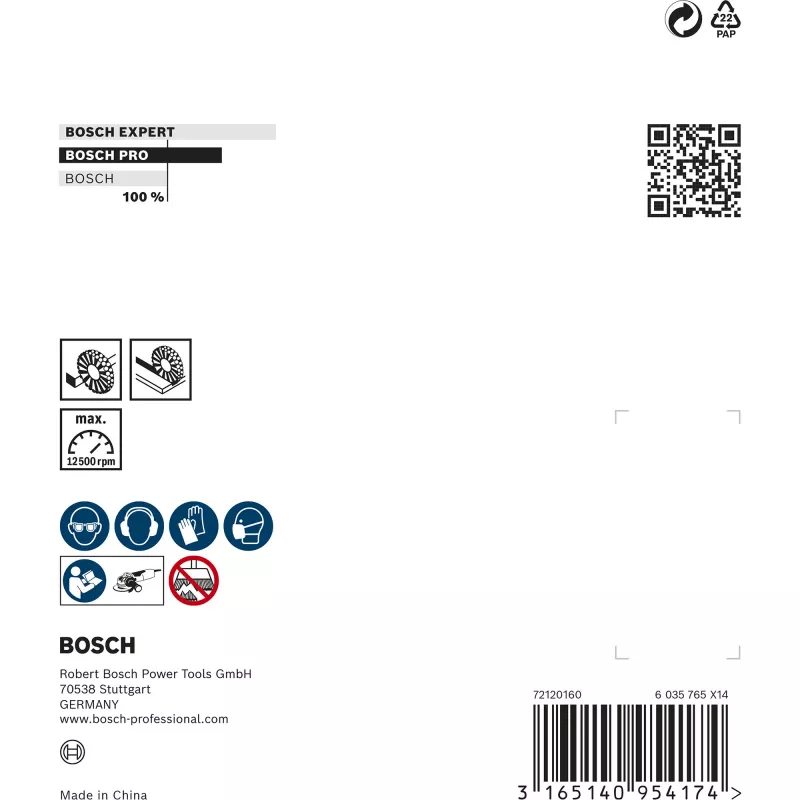 Bosch 2 608 620 731 accessorio per smerigliatrice angolare spazzola metallica