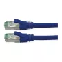 ROLINE RM cavo patch Cat.6A S/FTP (PiMF), blu, 1 m