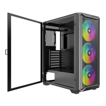 Case|XILENCE|ATX/micro ATX/Mini-ITX|nero|Midi Tower|PC|XG161