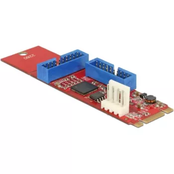 Delock Convertitore M.2 Key B+M Connettore maschio > 2 x USB 3.0 Pin header - Adattatore USB - Scheda M.2 - USB 3.0 (interno) x 2 (62843)