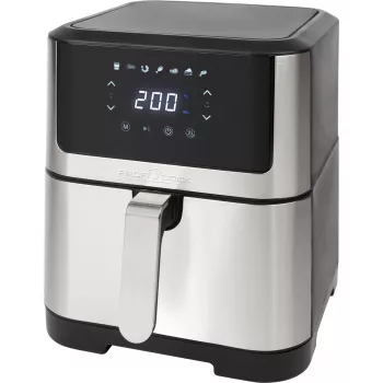 ProfiCook PC-FR 1269 H friggitrice, singola, 8 l, a piantana, 1800 W, friggitrice ad aria, nero, acciaio inox