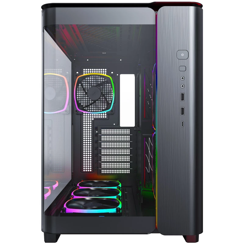 Montech KING 95 PRO Midi-Tower, vetro temperato, ARGB - nero