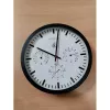 NeXtime orologio 2635zw stazione meteo, Ø34 cm, da parete, nero