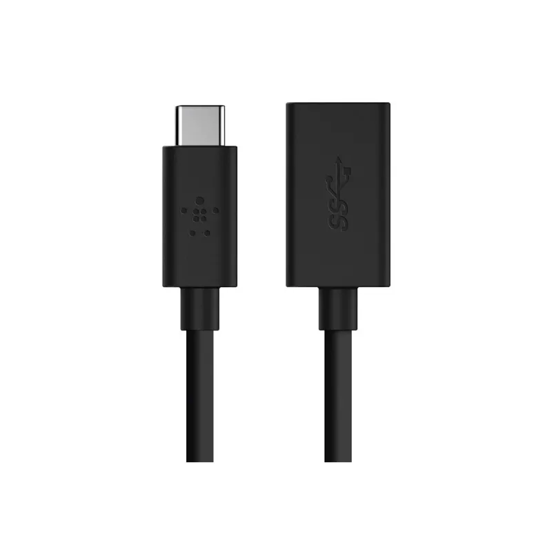 Belkin adattatore USB 3.0 da USB-C a USB-A, 5 Gbps, nero