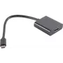 Adattatore per cavo video S/CONN 14-05001 0,2 m USB Type-C a HDMI Type-A nero