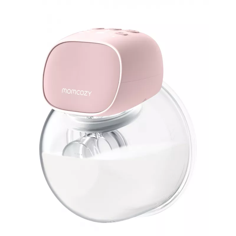 Momcozy S9 Pro tiralatte elettrico doppio rosa, 180 ml