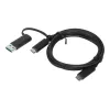 Cavo USB Lenovo 4X90U90618 USB 3.2 Gen 1 (3.1 Gen 1) 1 m USB A/USB C USB C nero
