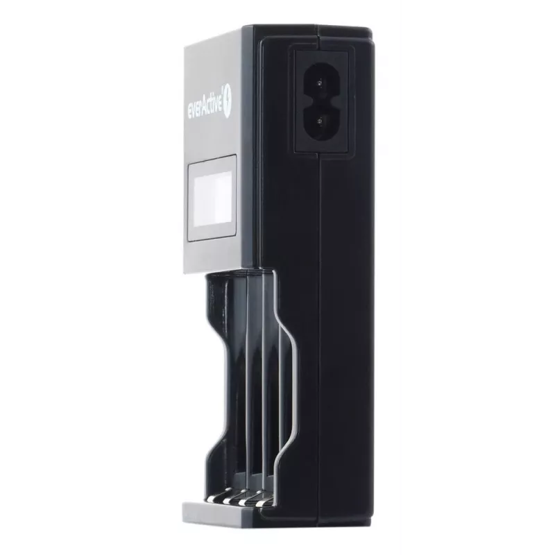 Caricabatterie everActive NC450B — caricabatterie 4 celle AAA, 110/230V AC, nero