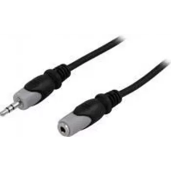 Cavo audio Deltaco MM-164 15m 3,5 mm nero grigio