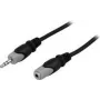 Cavo audio Deltaco MM-164 15m 3,5 mm nero grigio