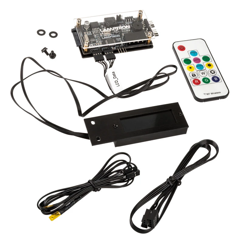 Lamptron TC20 controller PCI per ventole e LED RGB, nero – hub ventole/LED montato su slot PCI