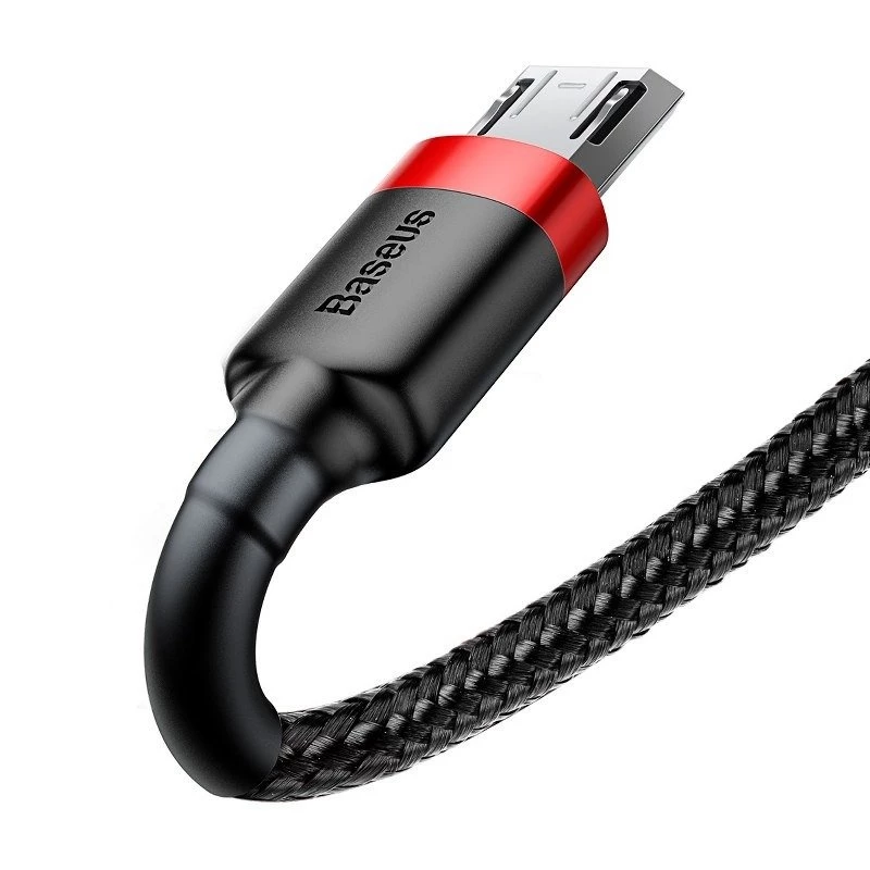 Cavo Micro-USB Baseus Cafule 1,5A 2 m (rosso e nero)