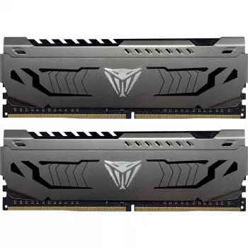 DIMM 16 GB DDR4-3600 (2x 8 GB) Dual-Kit, memoria grigia, PVS416G360C7K, Viper Steel, INTEL XMP