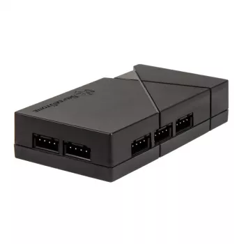 Controllo ventole SilverStone LSB01 – controllo manuale a 3 canali, nero, case in plastica, 46×19 mm