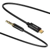 Cavo audio Baseus Yiven USB-C a mini jack 3,5 mm, 1,2 m (nero)