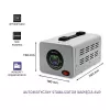 Qoltec 50724 stabilizzatore automatico di tensione AVR 2000VA