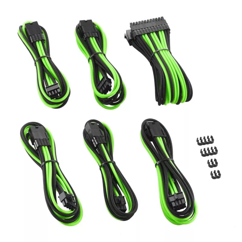 Cavo di alimentazione interno CableMod CM-PCAB-BKIT-NKKLG-3PK-R nero verde