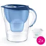 Caraffa filtrante BRITA Marella XL con 2 cartucce sostitutive MAXTRA PRO blu