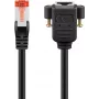 Goobay Cavo di prolunga CAT 6, S/FTP (PiMF), nero (65639)