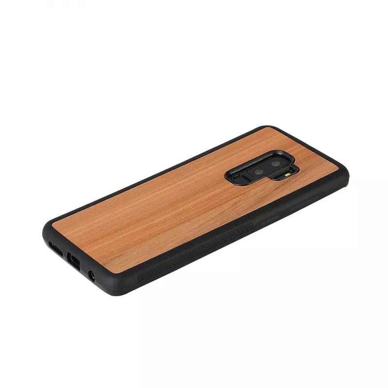 Custodia per smartphone man and wood per Samsung Galaxy S9 Plus — Cappuccino nero