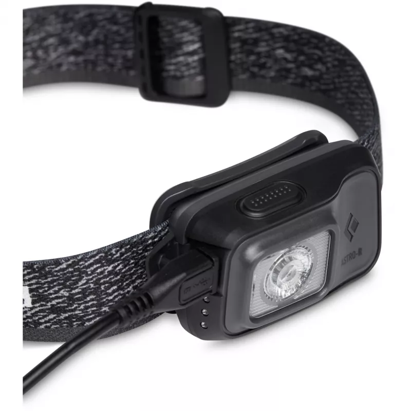 Black Diamond Astro 300-R Graphite torcia frontale