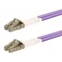 Cavo in fibra ottica LOGON AL5LCLC20I/4I — OM4 50 µm, LC su LC, 20 m, full duplex, turchese