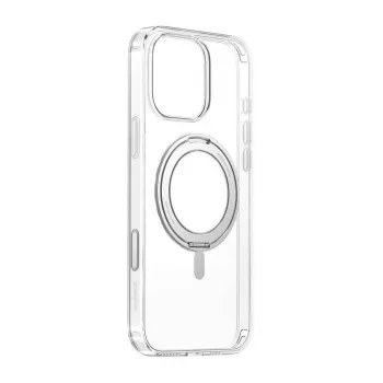 Custodia magnetica Baseus SkyRing 360° per iPhone 16 Pro – trasparente, anello magnetico 360°