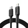 Green Cell PowerStream KABGC07 cavo da USB-C a Lightning, 1 m, PD, Apple MFi, nero