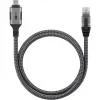 Goobay 70753 cavo USB-C a RJ45 Ethernet CAT 6 per connessione internet cablata stabile con router/modem/switch di rete/sostituisce adattatore USB a RJ45 / 1