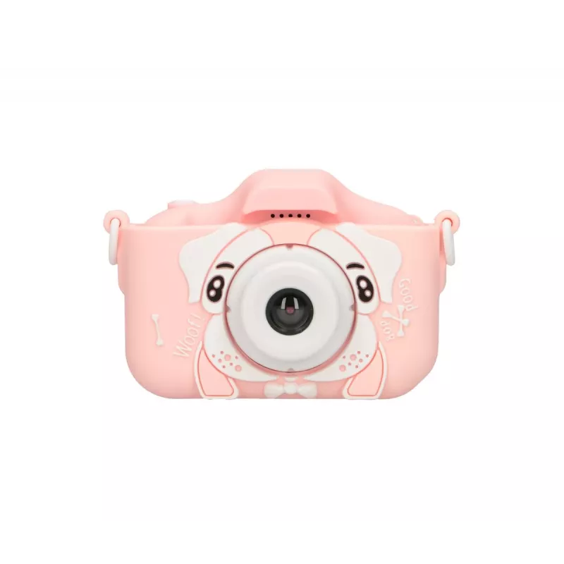 Extralink H28 SINGLE PINK – fotocamera digitale per bambini rosa/bianca, per bambini dai 3 anni