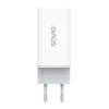 Alimentatore SAVIO LA-07 GaN 65W, USB, QC4.0+, PD 3.0, bianco