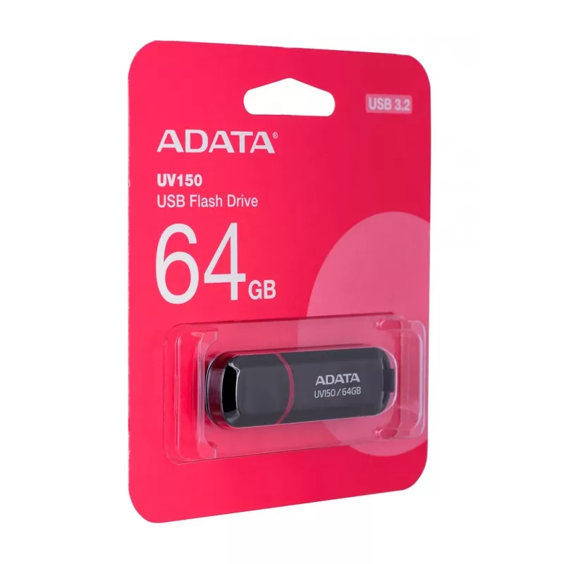 ADATA 64GB DashDrive UV150 unità flash USB USB Type-A 3.2 Gen 1 (3.1 Gen 1) nero