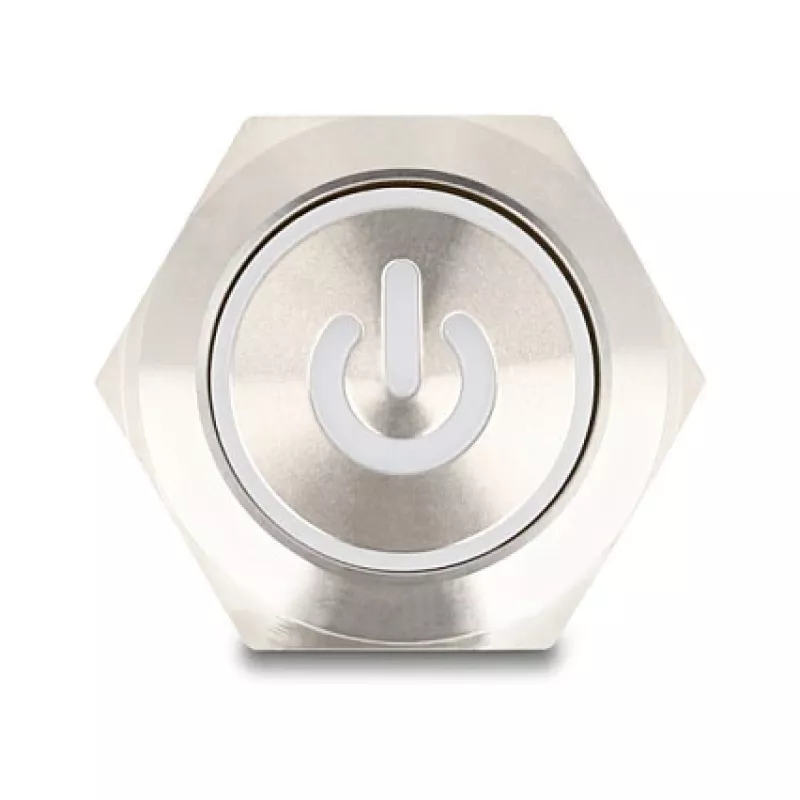 Pannello a pulsanti DeLOCK 20986 argento 230V 3A