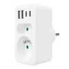 Power splitter MACLEAN MCE249 F/W – 2 prese di rete (16A + 6A) e 4 USB (2x A, 2x C PD 20W)