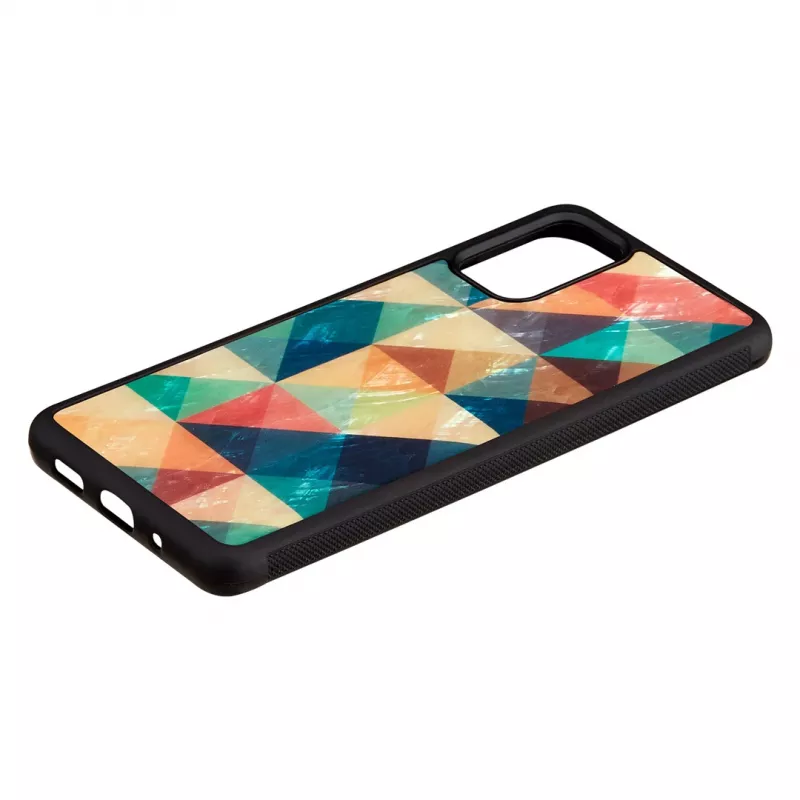 Custodia protettiva iKins per Samsung Galaxy S20+ Mosaico nero