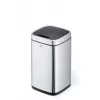 Durable TOUCH 12L rettangolare acciaio inox argento nero