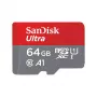 Memoria flash SanDisk 64 GB MicroSDHC UHS-I SDSQUNR-064G-GN6TA